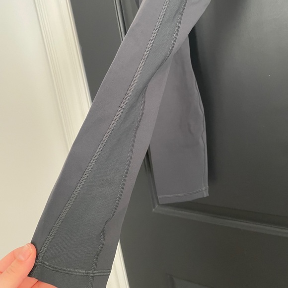 Lulu Lemon Charcoal Leggings with Mesh